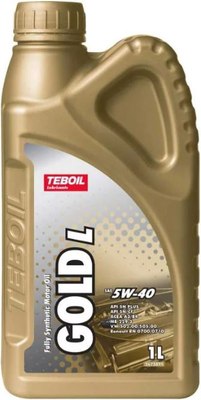 Моторное масло Teboil Gold L 5W40 / 3475040 (1л) - 