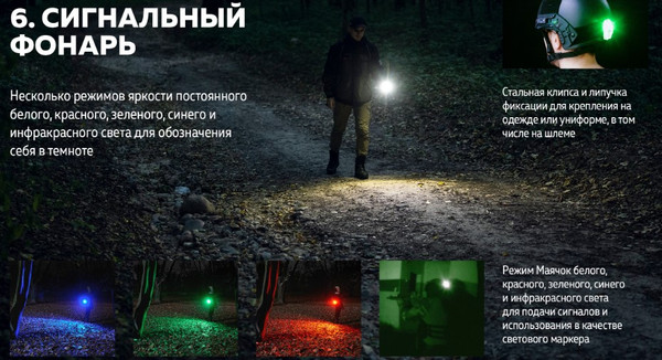 Фонарь Armytek Crystal Pro IR Grey / F10201GIR