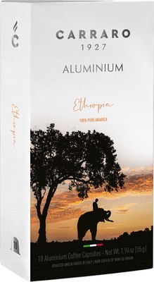 Кофе в капсулах Carraro Ethiopia All стандарт Nespresso / 150129 (10x5.5г) - 