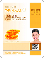 Маска для лица тканевая Dermal Royal Jelly Collagen Essence Mask (23г) - 