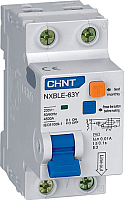 Дифференциальный автомат Chint NXBLE-63Y 1P+N 16A 30mA AС С 4.5kA - 
