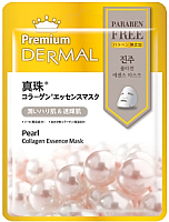 Маска для лица тканевая Dermal Premium Pearl Collagen Essence Mask (25г)