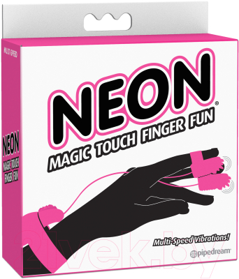 Вибромассажер Pipedream Magic Touch Finger Fun / 86007 (розовый)