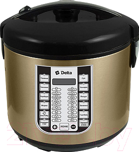 Мультиварка Delta DL-6518 (черный/золото)
