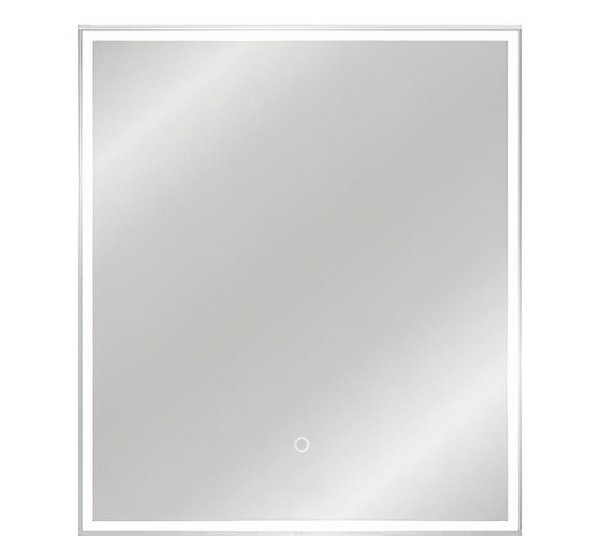 Шкаф с зеркалом для ванной Symbolite Квартет 55x80 (с подсветкой, сенсор на зеркале)
