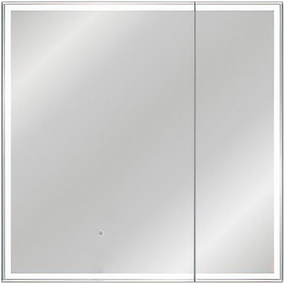 

Шкаф с зеркалом для ванной, Квартет 80x80