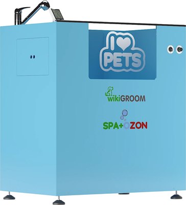 Ванна для животных wikiGROOM Stand SPA+Ozon / stand_ozon (голубой) - 