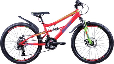 Велосипед AIST Avatar Junior 24 2025 (красный, разобранный, в коробке) - 