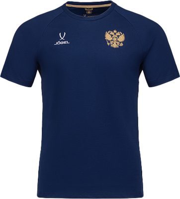 Футболка спортивная Jogel National Cotton Tee (S, темно-синий) -