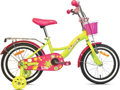 Детский велосипед AIST Lilo 14 2025 (желтый, разобранный, в коробке) - 