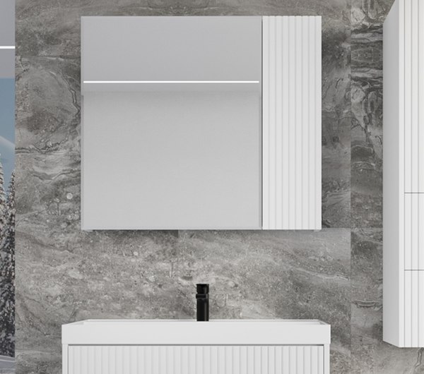 Купить Шкаф с зеркалом для ванной Symbolite Стокгольм 60 в Минске