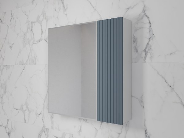 Купить Шкаф с зеркалом для ванной Symbolite Стокгольм 70 в Барановичах