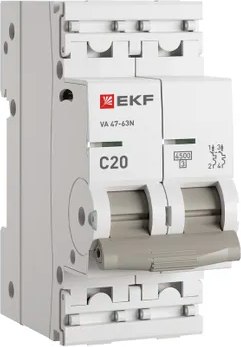 Выключатель автоматический EKF PROxima ВА 47-63N / M634220C