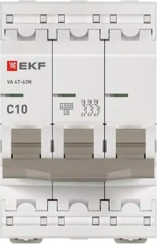 Выключатель автоматический EKF PROxima ВА 47-63N / M634310C