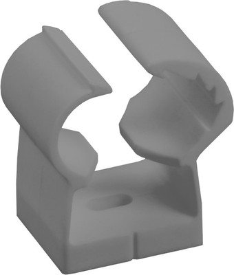 Крепеж-клипса для трубы IEK CTA00D-FL-014-K41 (40шт, серый) - 