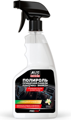 Полироль для пластика AVS AVK-682 / A40025S (500мл, ваниль, глянец) - 