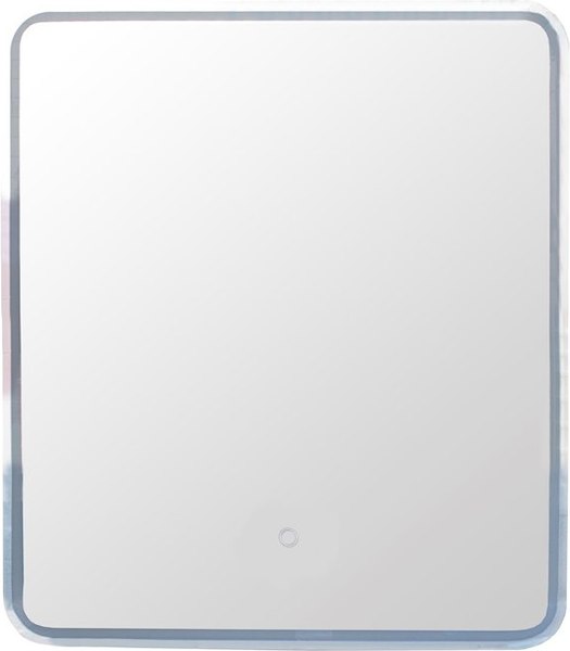 Шкаф с зеркалом для ванной Symbolite Каре 55x80 левое