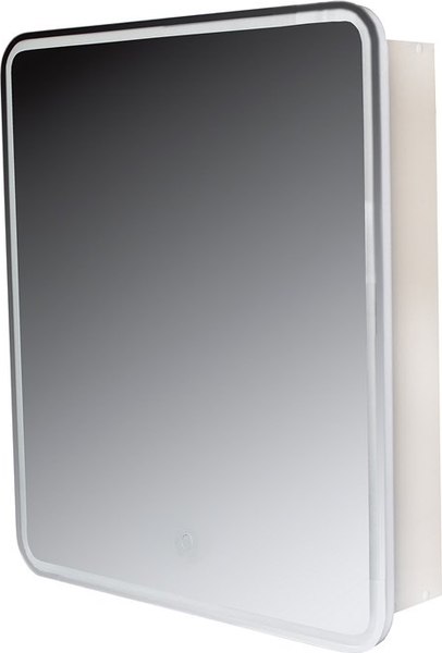 Купить Шкаф с зеркалом для ванной Symbolite Каре 55x80 левое в Барановичах