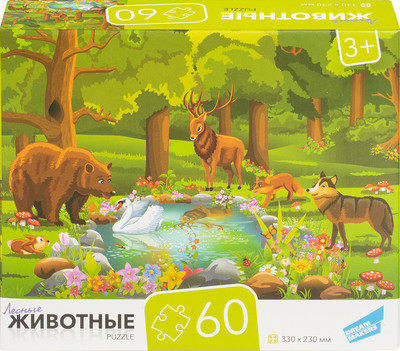 Пазл Dream Makers Животные / RI6002C (60эл) - 