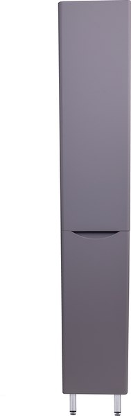 Купить Шкаф-пенал для ванной Symbolite Бергамо Люкс Plus с корзиной  