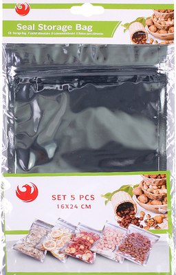 

Комплект пакетов-слайдеров, ZIP-lock 16x24см / DV-H-513