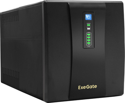ИБП ExeGate SpecialPro UNB-1500.LED.AVR.4SH (EP285499RUS) - 