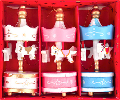 Набор елочных игрушек Darvish Карусель / DV-C-316 (3шт) - 