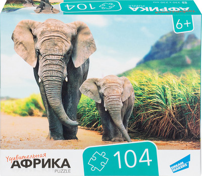 Пазл Dream Makers 104 Африка / RI1001C - 