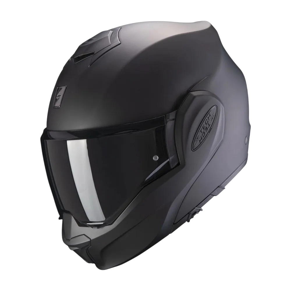 Мотошлем Scorpion Exo Exo-Tech Evo Solid (р. XL, черный матовый)