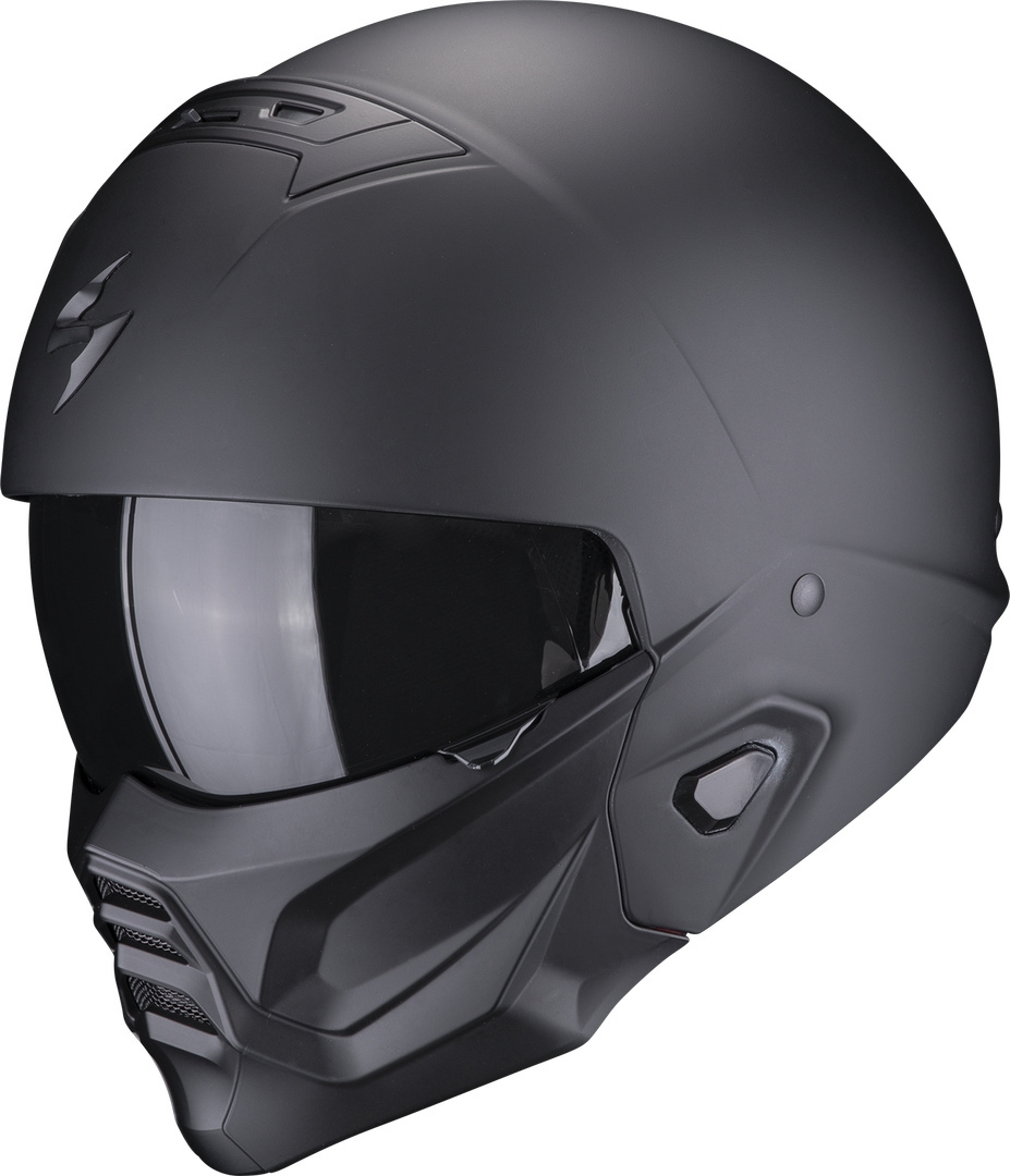 Мотошлем Scorpion Exo Combat II Solid (р. M, черный матовый)