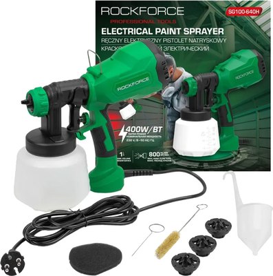 Краскопульт электрический RockForce RF-SG100-640H - 