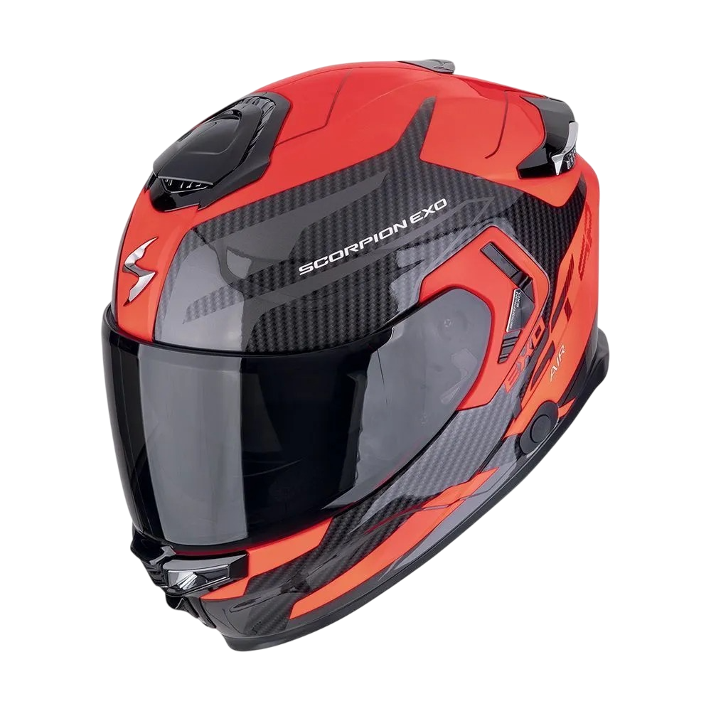 Мотошлем Scorpion Exo Exo-Gt Sp Air Flex (р. L, черный/красный неон)
