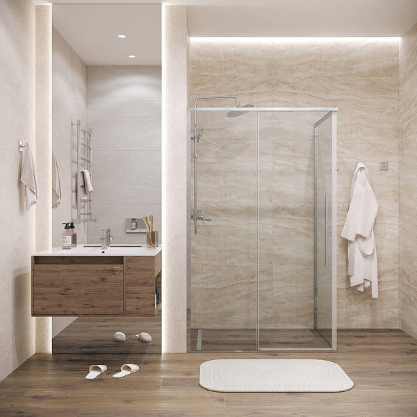 Купить Душевая стенка Grossman Galaxy 100х195 / 200.K33.01.100.10.00 в Минске