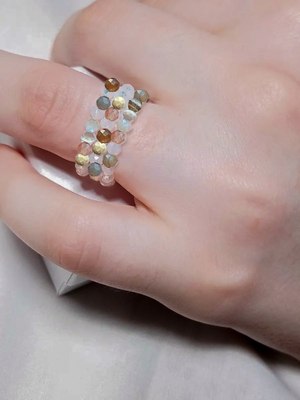 

Кольцо, Бразильский Агат Тройное 5878