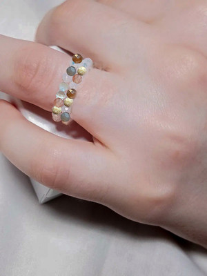 

Кольцо, Бразильский Агат Двойное 5864