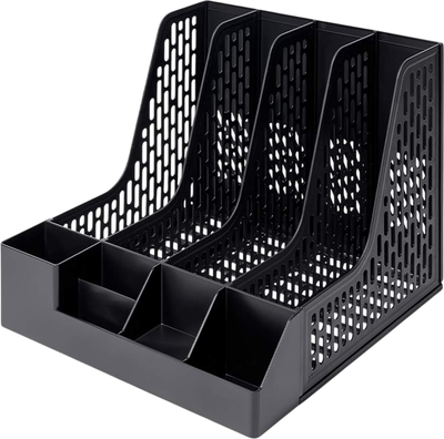 Лоток для бумаг Deli E9849 (черный) - 