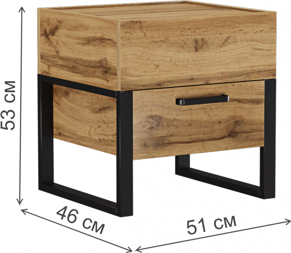 Купить Прикроватная тумба Woodville Iris 406523 в Минске