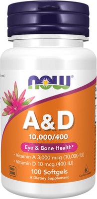 

Мультивитаминный комплекс, Foods Vitamin A&D 10000/400ui