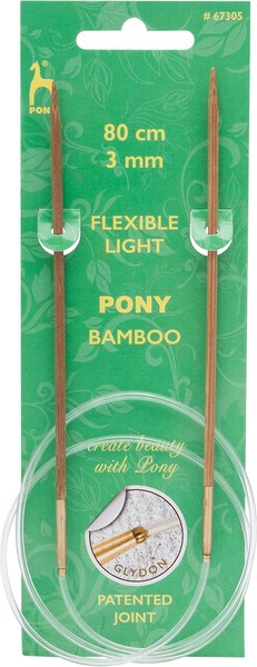Спицы для вязания Pony Bamboo 67305 круговые