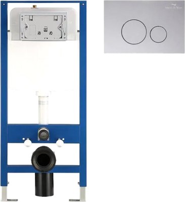 

Инсталляция для унитаза, QuickFit 50114 с кнопкой 303CH