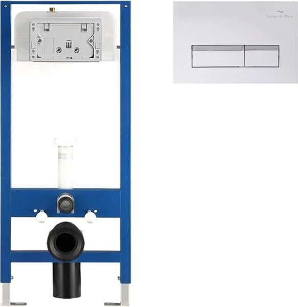 Инсталляция для унитаза Amore di Mare QuickFit 50114 с кнопкой 404W