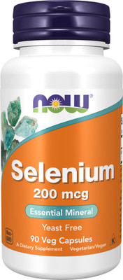 Минерал NOW Foods Selenium 200mcg (90капсул) - 