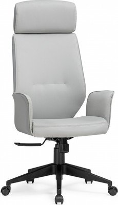 Кресло офисное Woodville Leo / 15819 (light gray/dark gray) - 