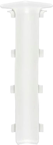 Уголок для плинтуса LinePlast 100мм LB002 (2шт, белый глянец, внутренний, флоупак)