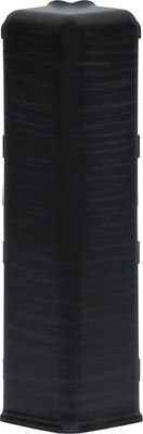 Уголок для плинтуса LinePlast 100мм LB018 (2шт, секвойя черная, внешний, флоупак) - 