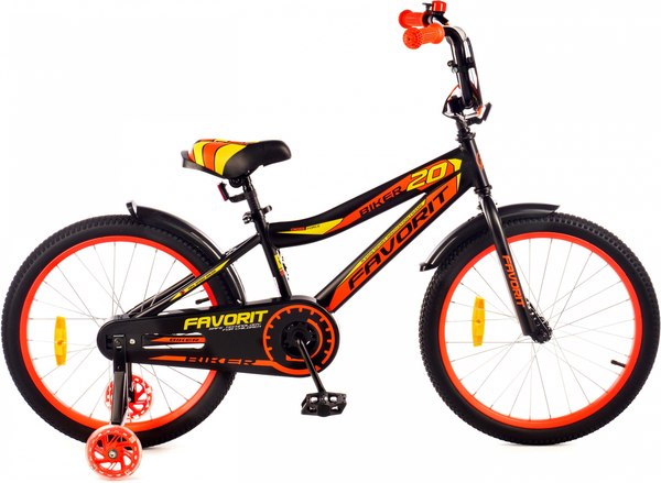 Детский велосипед FAVORIT Biker / BIK-20OR (разобранный, в коробке)