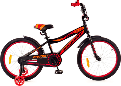 Детский велосипед FAVORIT Biker / BIK-20RD (красный, разобранный, в коробке) - 