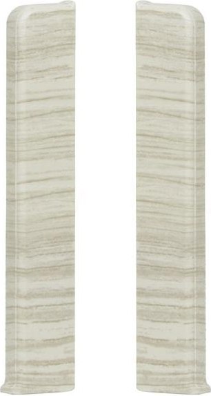 Заглушка для плинтуса LinePlast 100мм LB019 (2шт, тик норд, флоупак)
