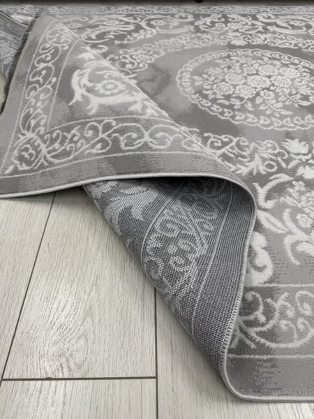 Коврик Radjab Carpet Амаль Прямоугольник 0916A / 13186RK (2.4x3.4, Grey/Cream)