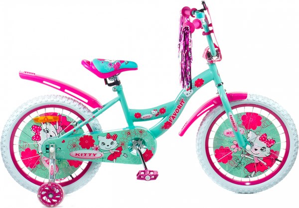 Детский велосипед FAVORIT Kitty / KIT-18GN
